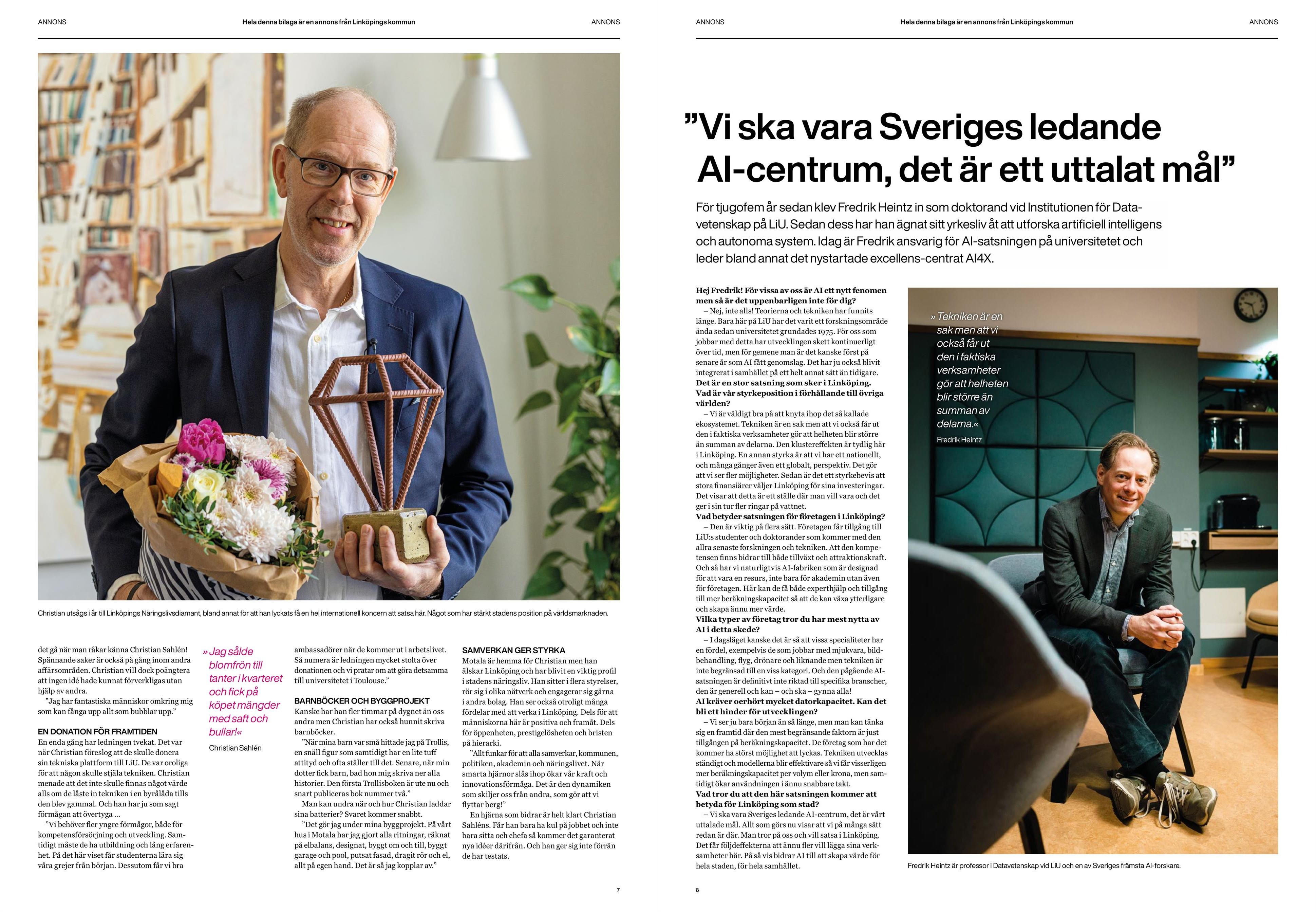 Uppslag ur DI-bilaga Linköping